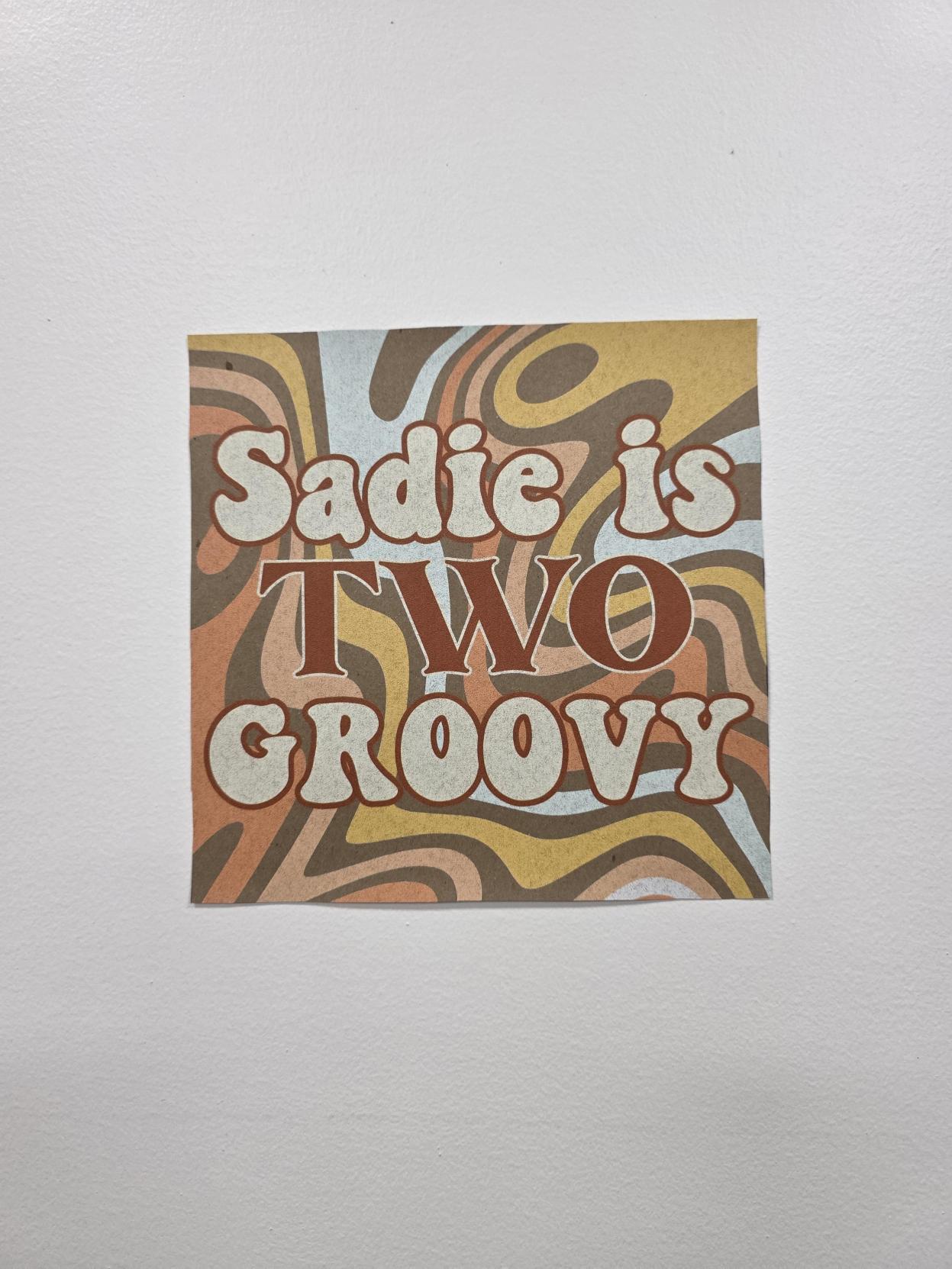 Custom Paper Banner | One Sweet Peach