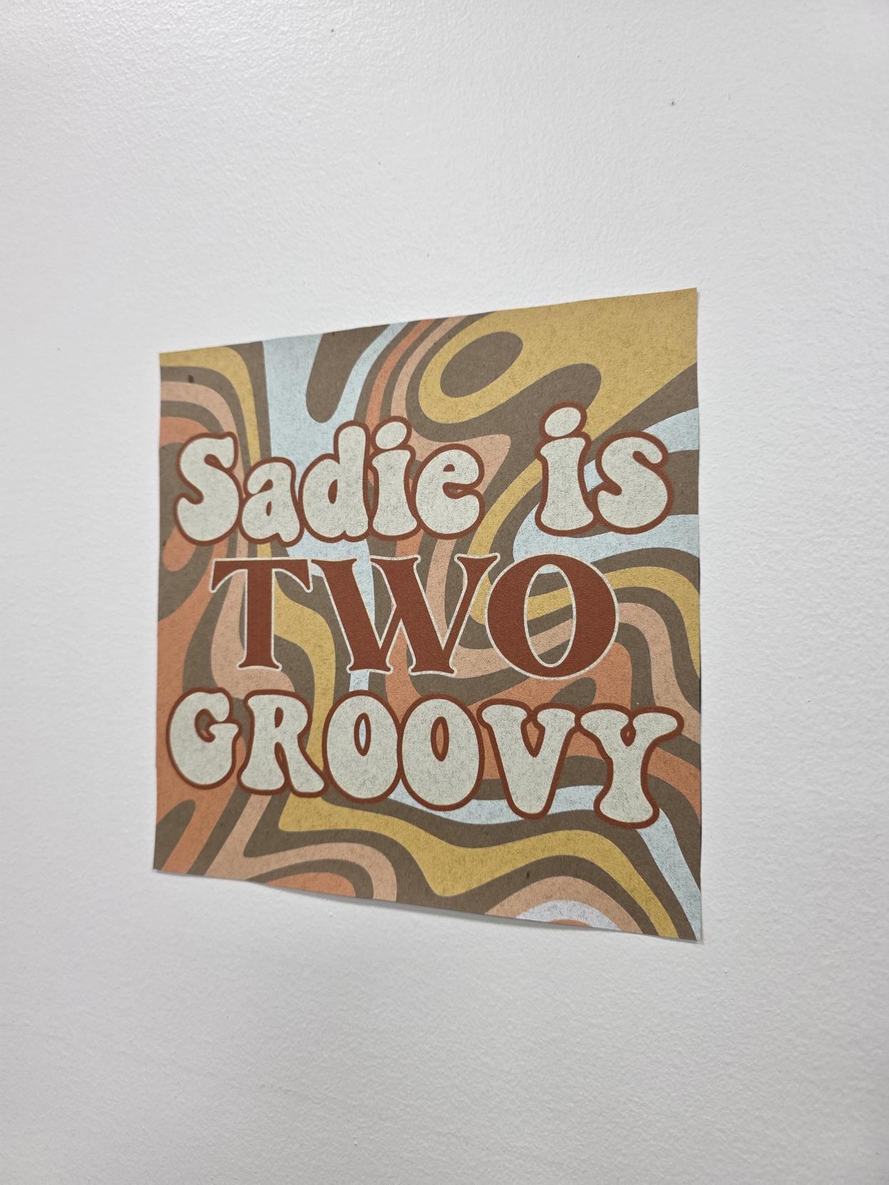 Custom Paper Banner | Two Groovy