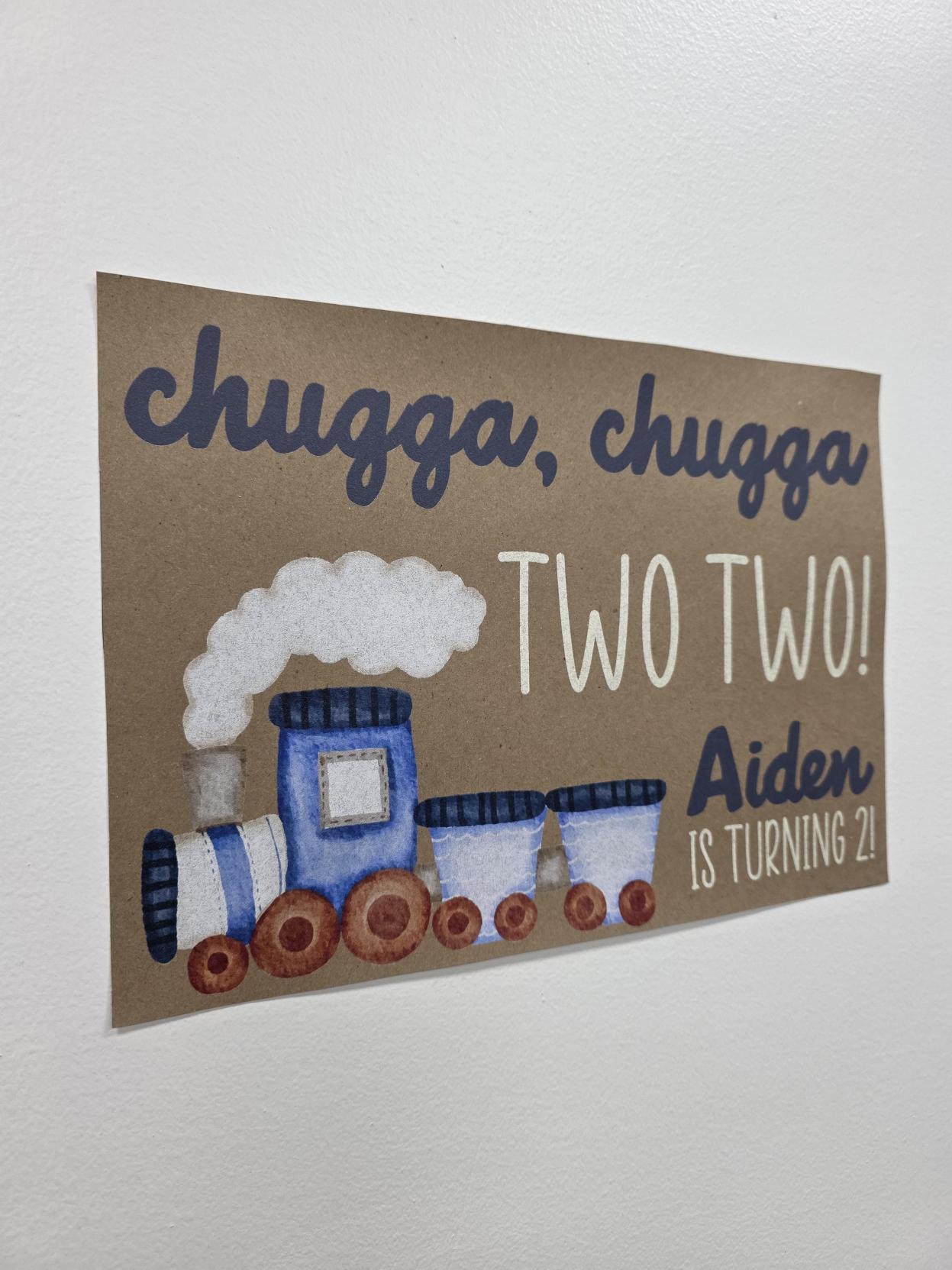 Custom Paper Banner | One Sweet Peach
