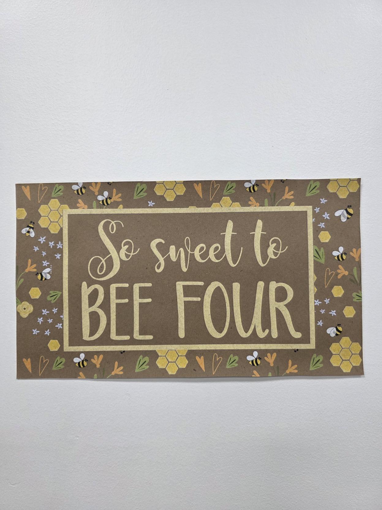 Custom Paper Banner | Gender Reveal