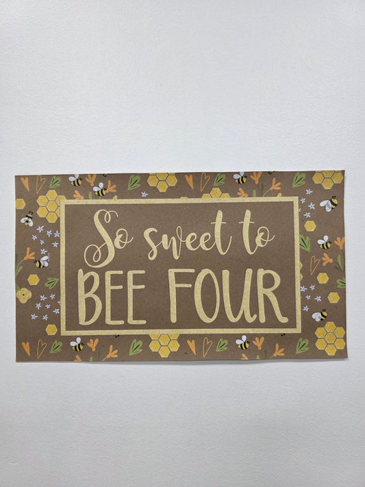 Custom Paper Banner | So Sweet to BEE