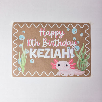 Custom Paper Banner | First Trip Around The Sun