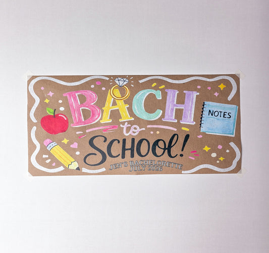 Custom Paper Banner | Bach to School