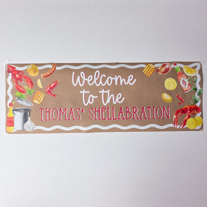 Custom Paper Banner | Crawfish Boil