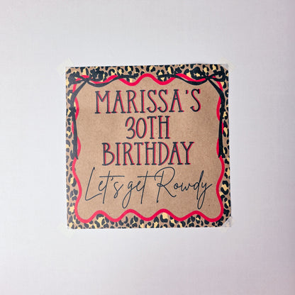 Custom Paper Banner | Weenies & Tinis