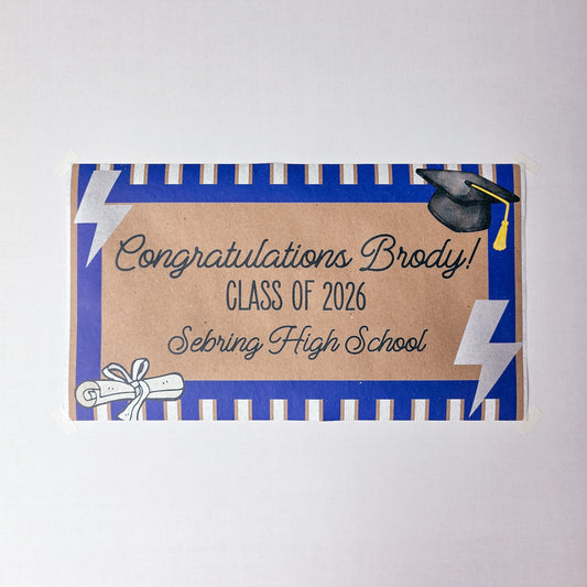 Custom Paper Banner | Striking Graduation