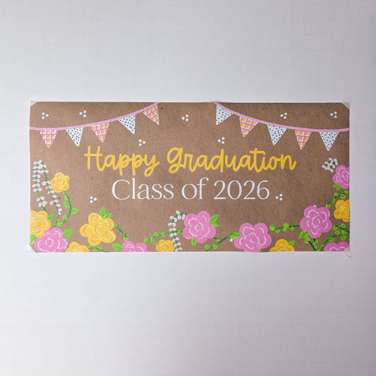 Custom Paper Banner | Whimsy Graduation